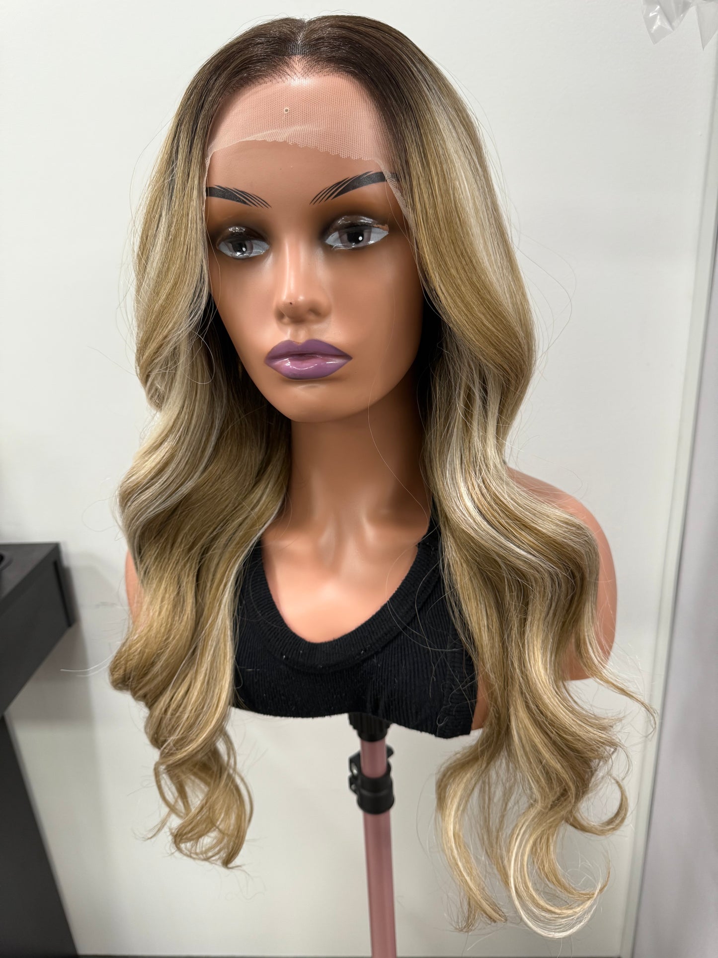 Aria 13x4 lace front Champagne Smoke