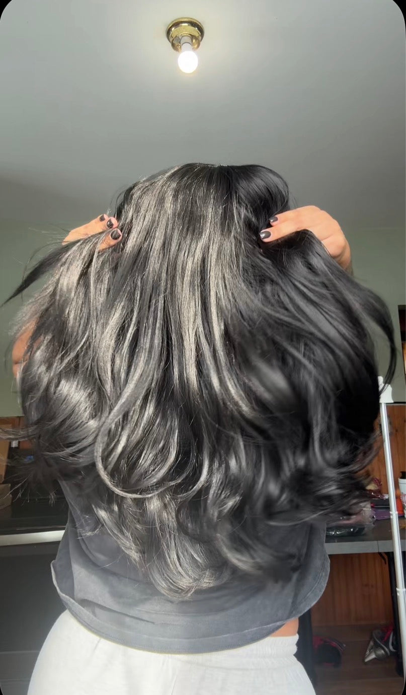 Amore lace Front T-part With Bangs
