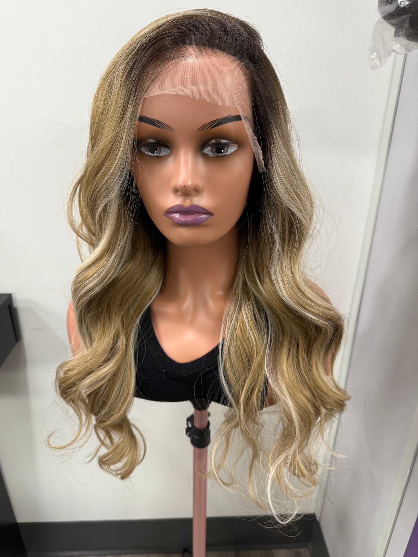 Aria 13x4 lace front Champagne Smoke