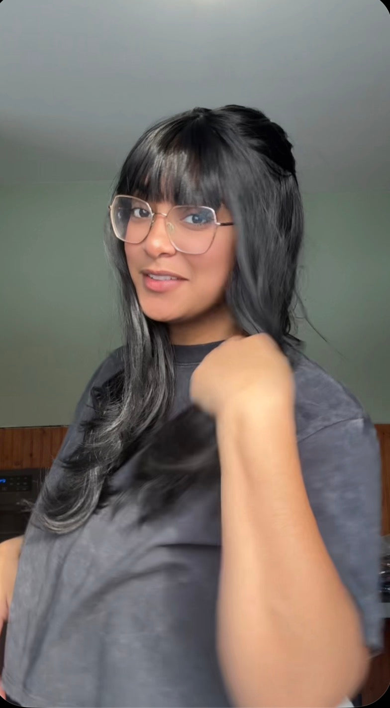 Amore lace Front T-part With Bangs