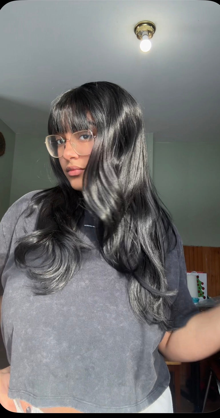 Amore lace Front T-part With Bangs