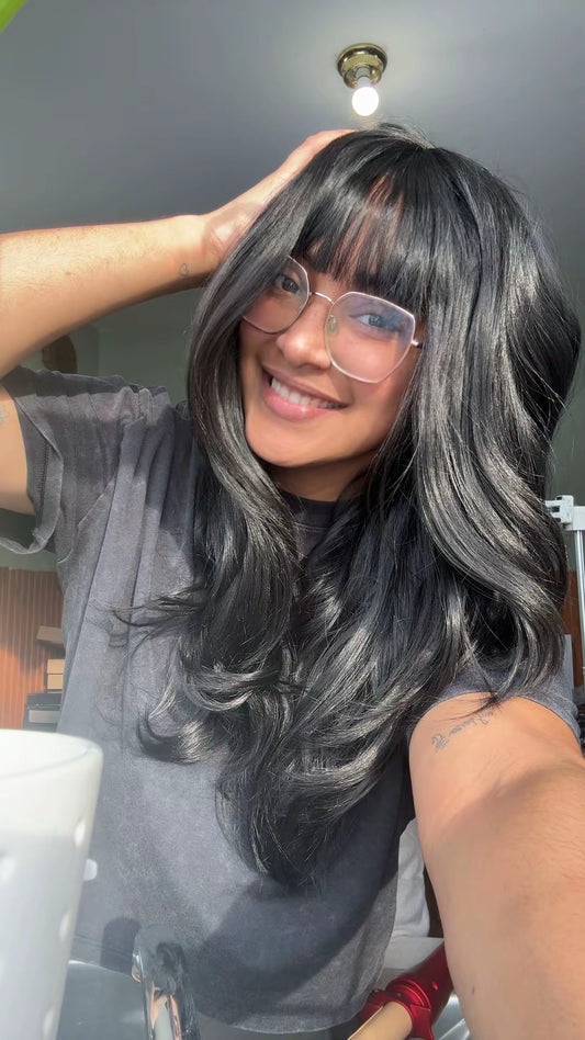 Amore lace Front T-part With Bangs